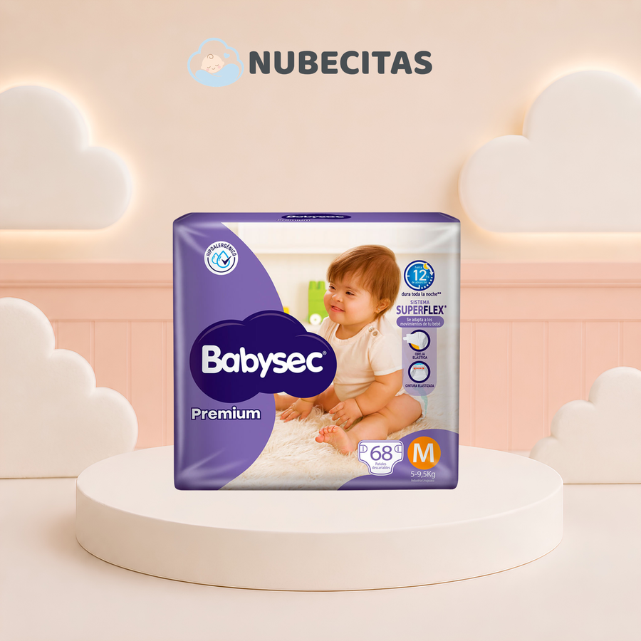 Pañales Babysec Premium Pack Mediano