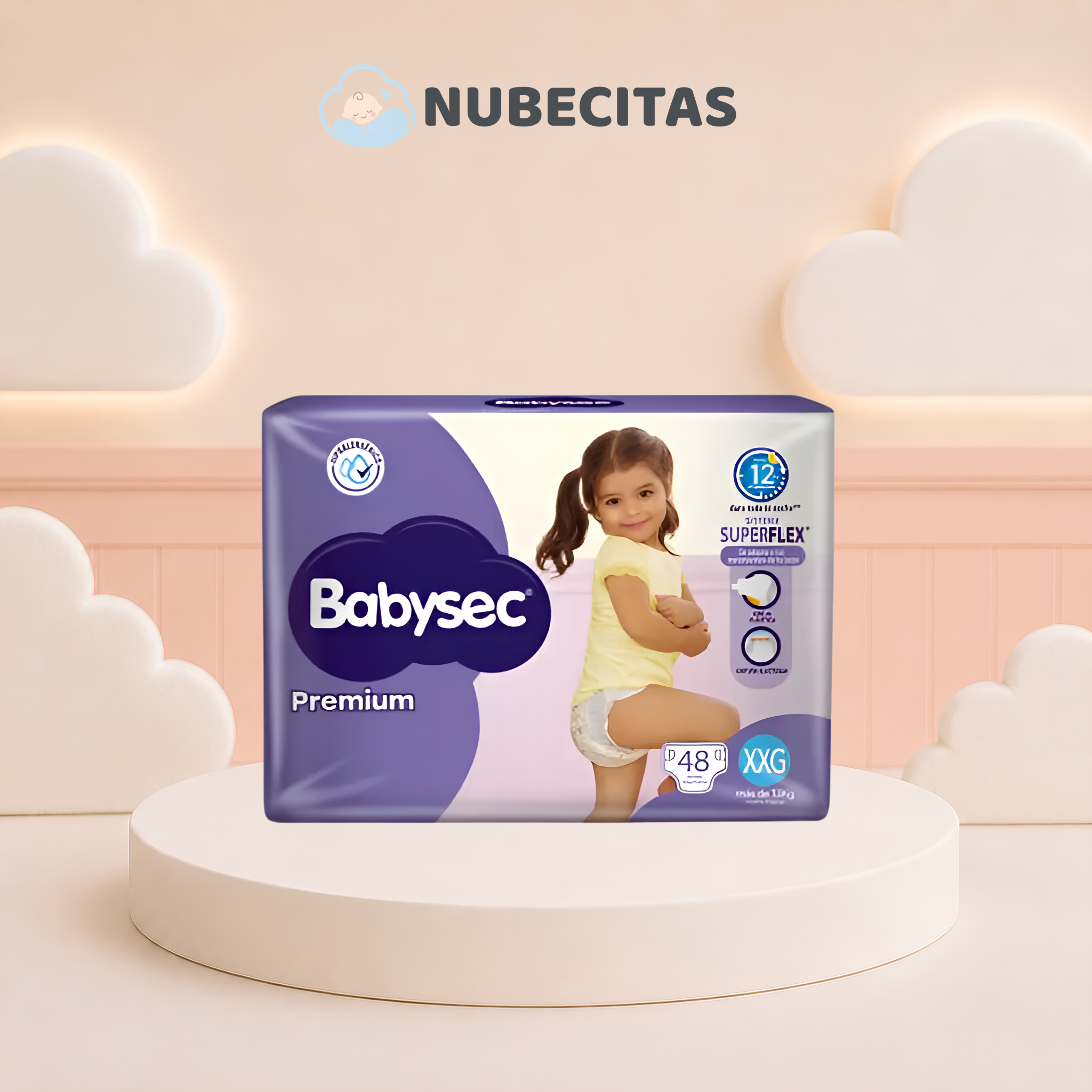 Pañales Babysec Premium Pack Mediano