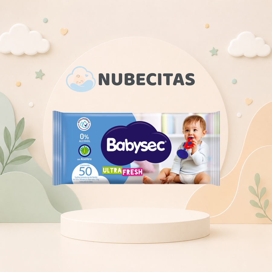Toallitas húmedas Babysec Ultra Fresh x50