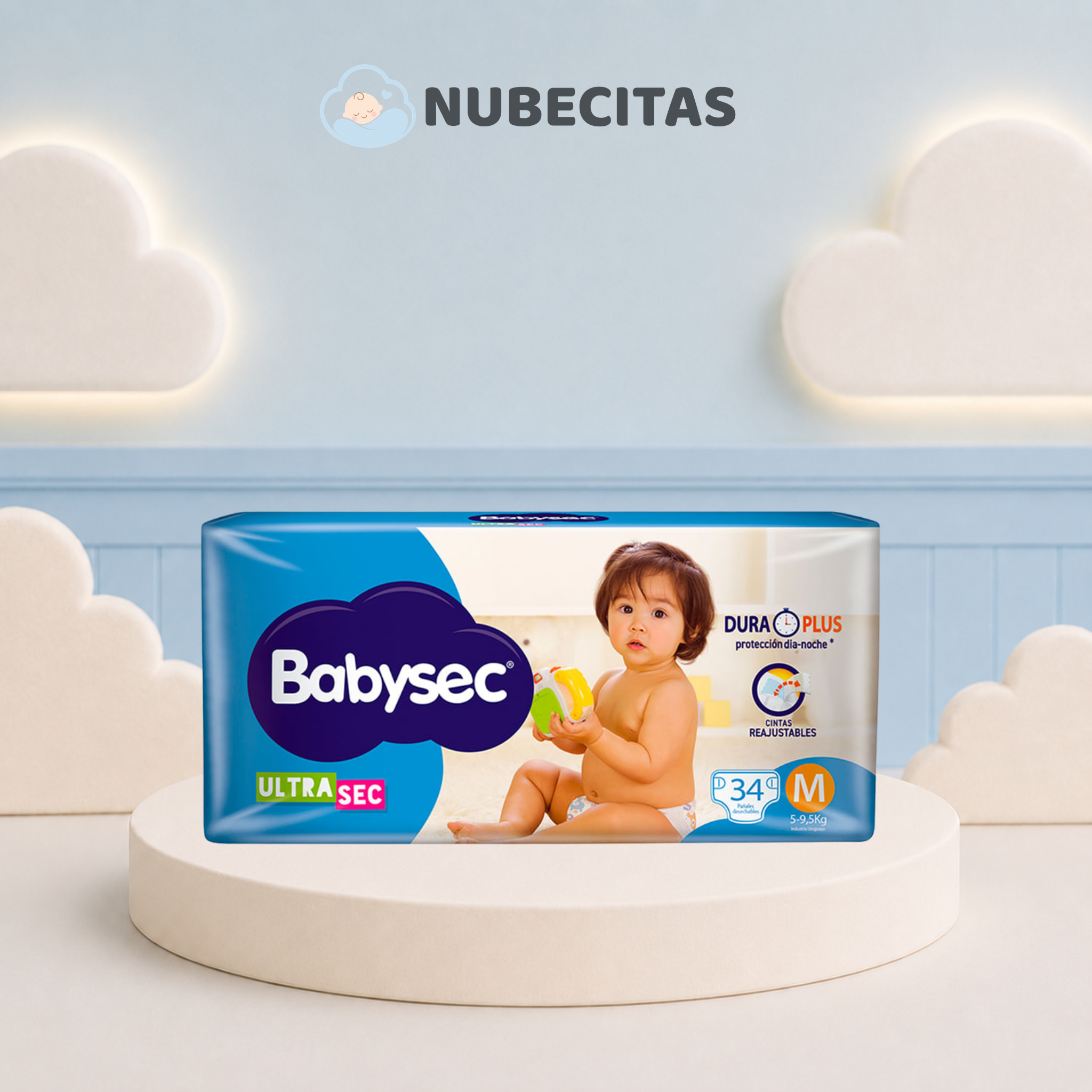 Pañales Babysec Ultrasec Pack Chico