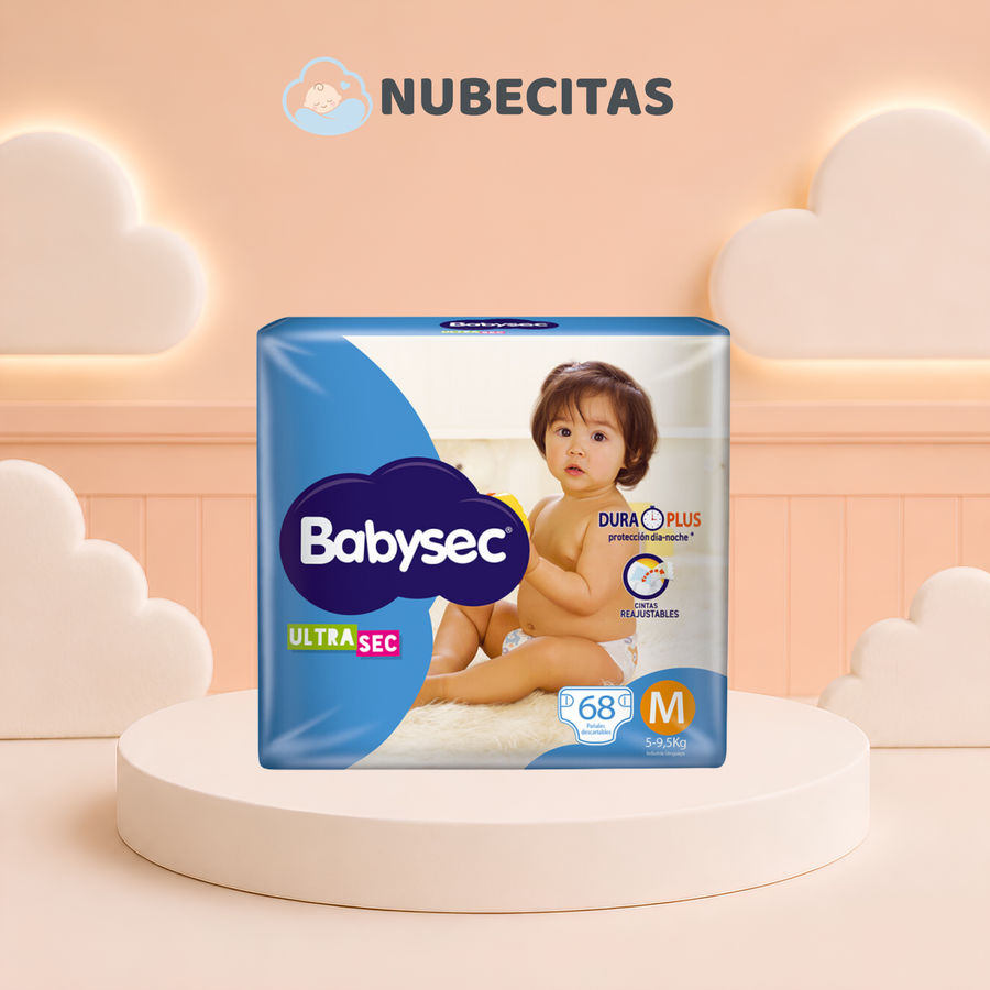 Pañales Babysec Ultrasec Pack Mediano