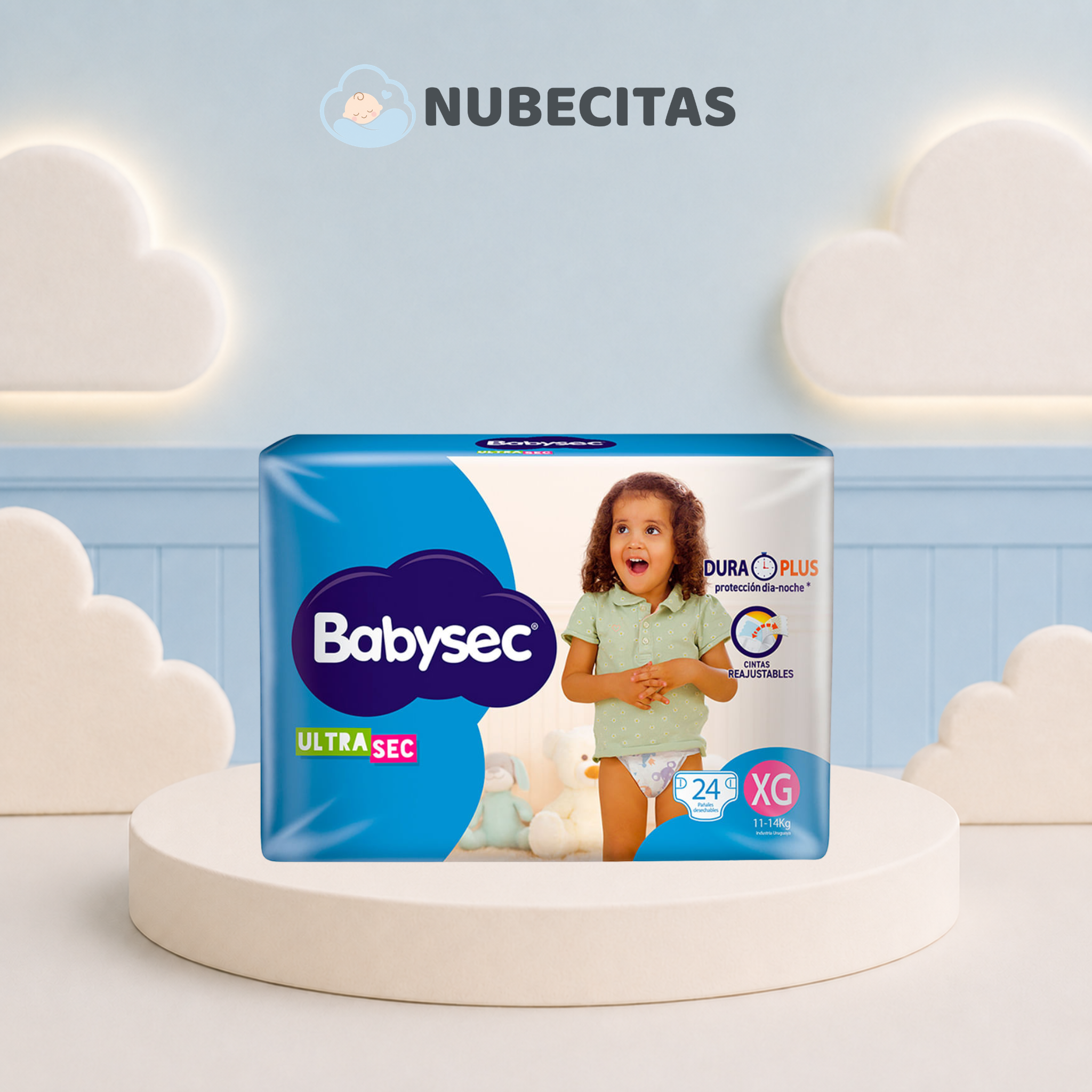 Pañales Babysec Ultrasec Pack Chico