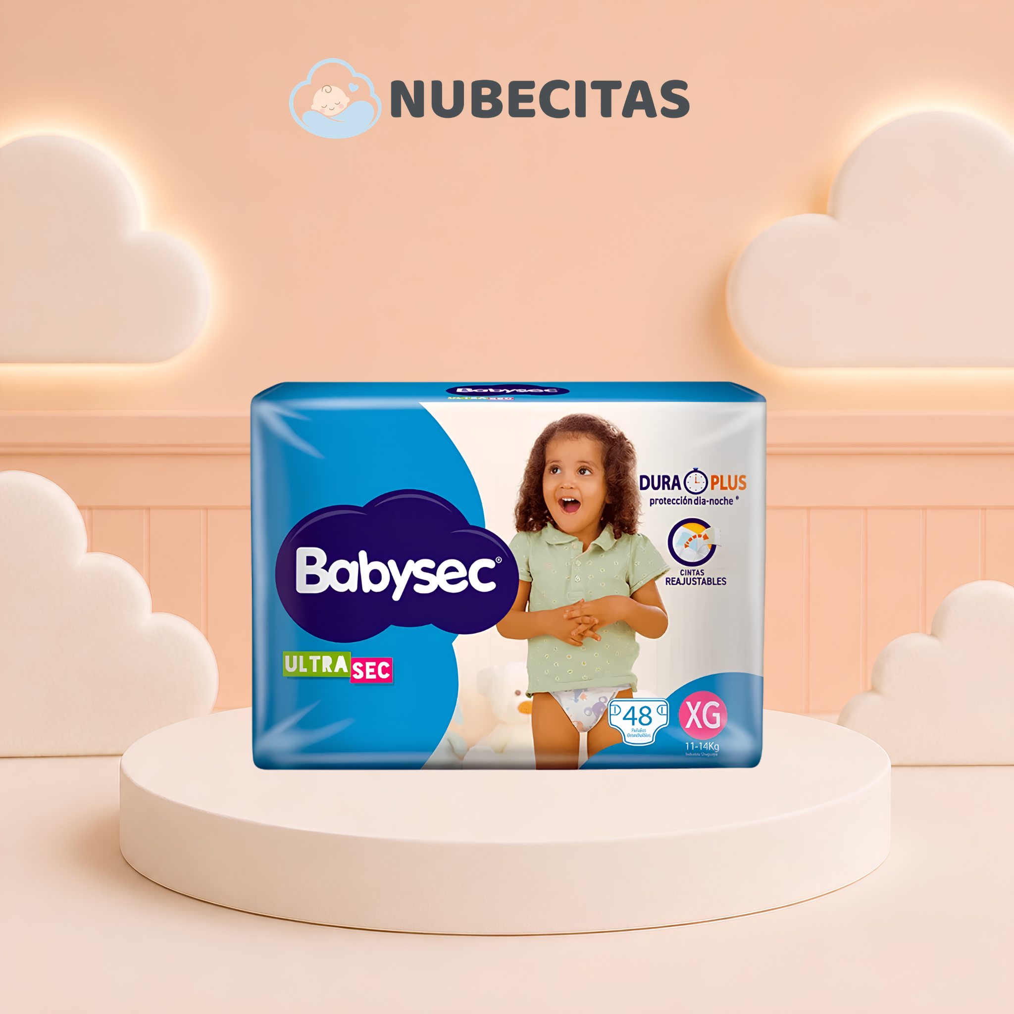 Pañales Babysec Ultrasec Pack Mediano