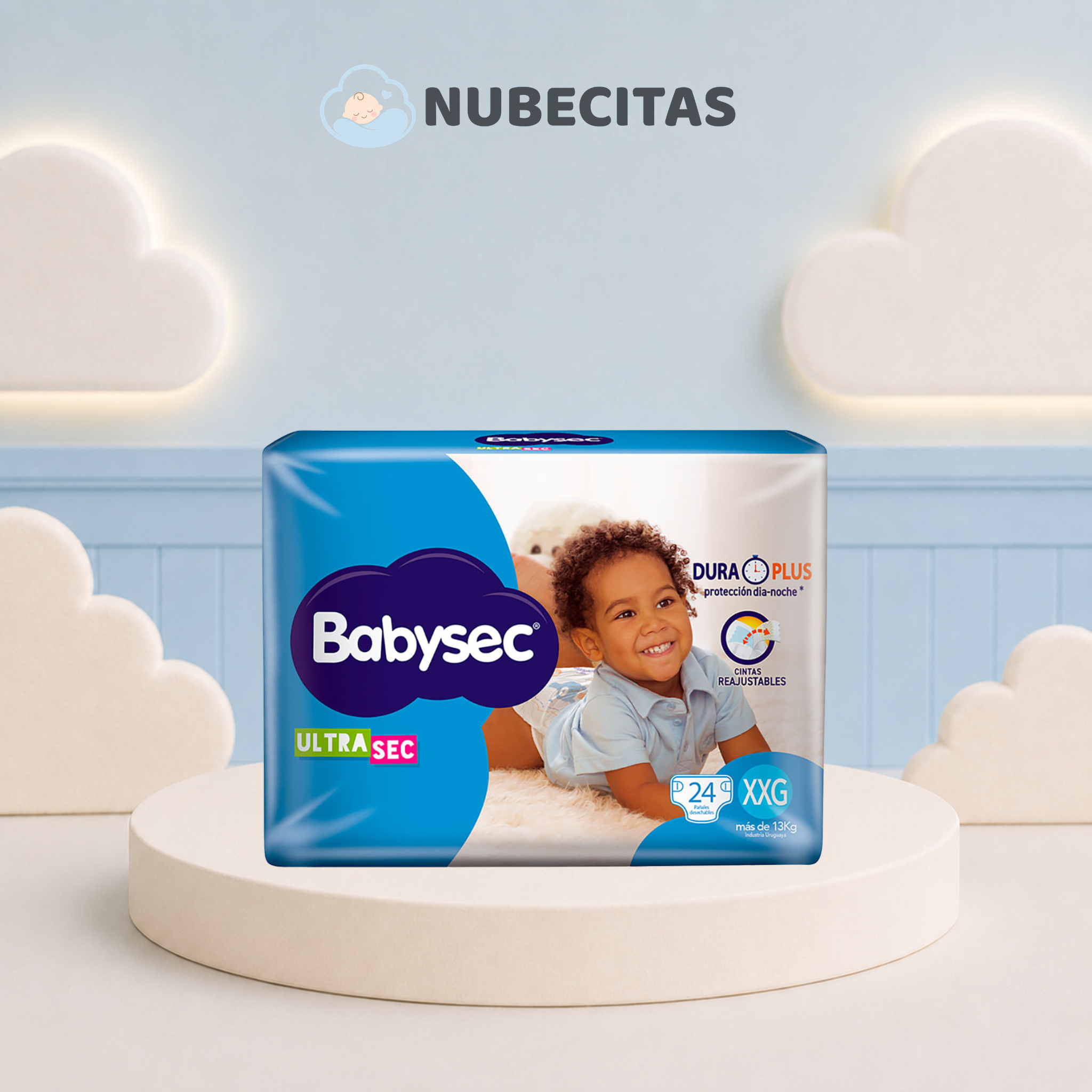 Pañales Babysec Ultrasec Pack Chico