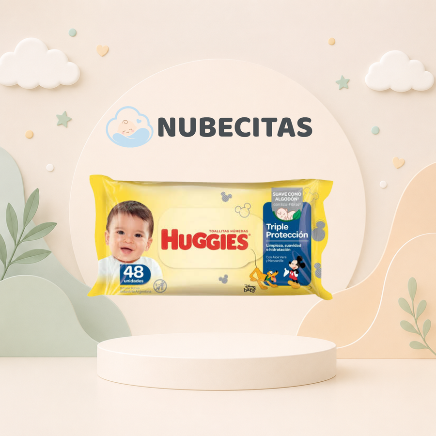 Toallitas húmedas Huggies Triple Protección x48