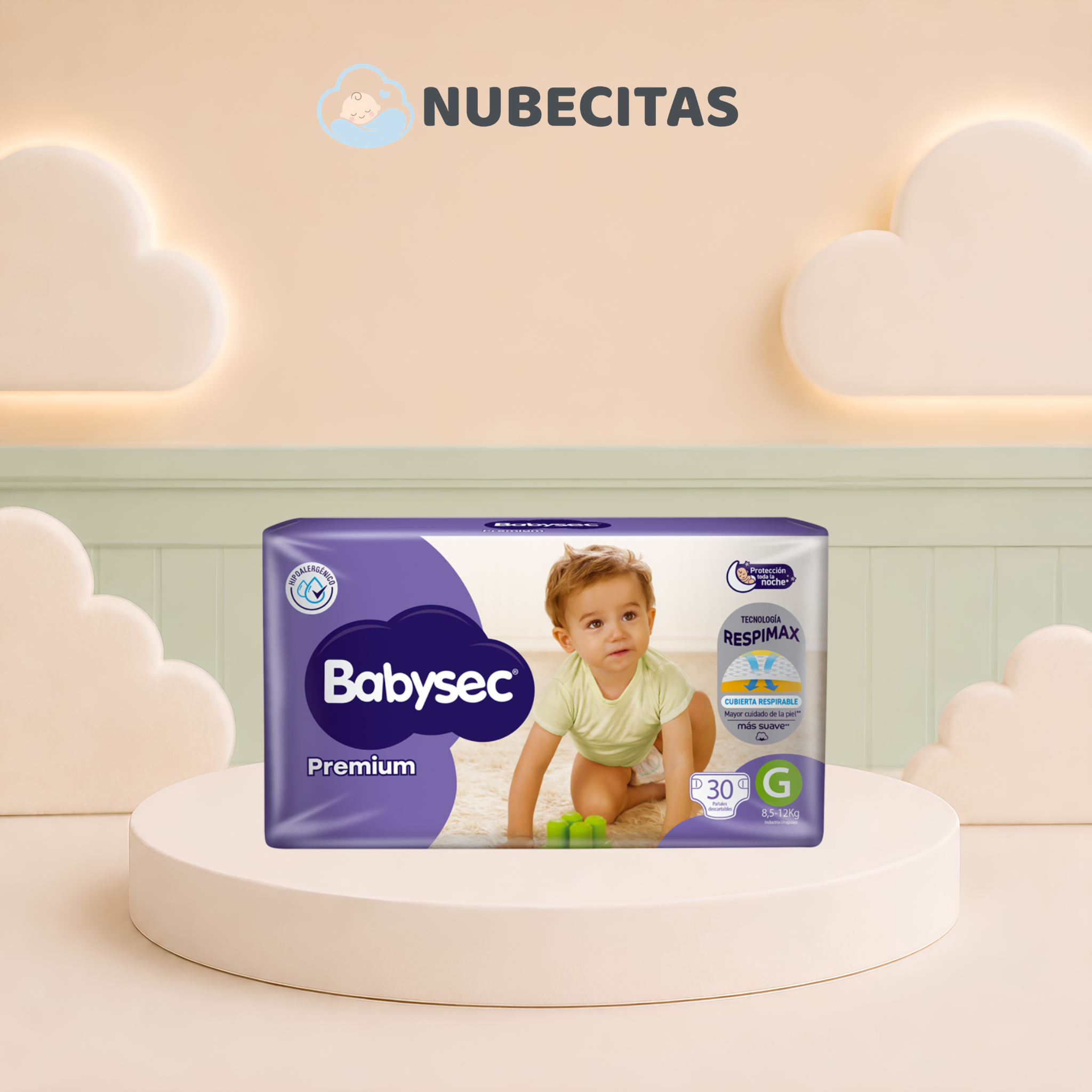 Pañales Babysec Premium Pack Chico