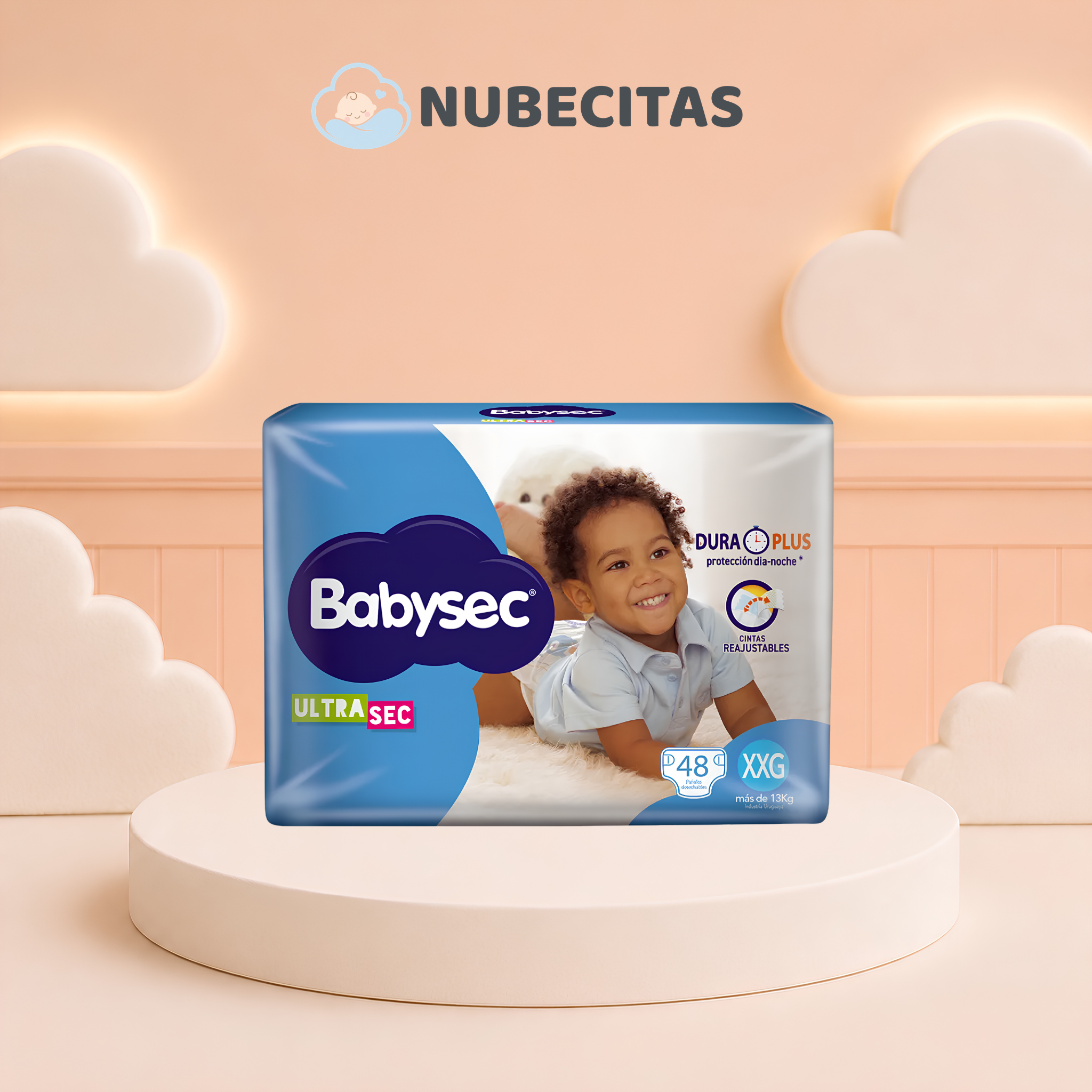 Pañales Babysec Ultrasec Pack Mediano